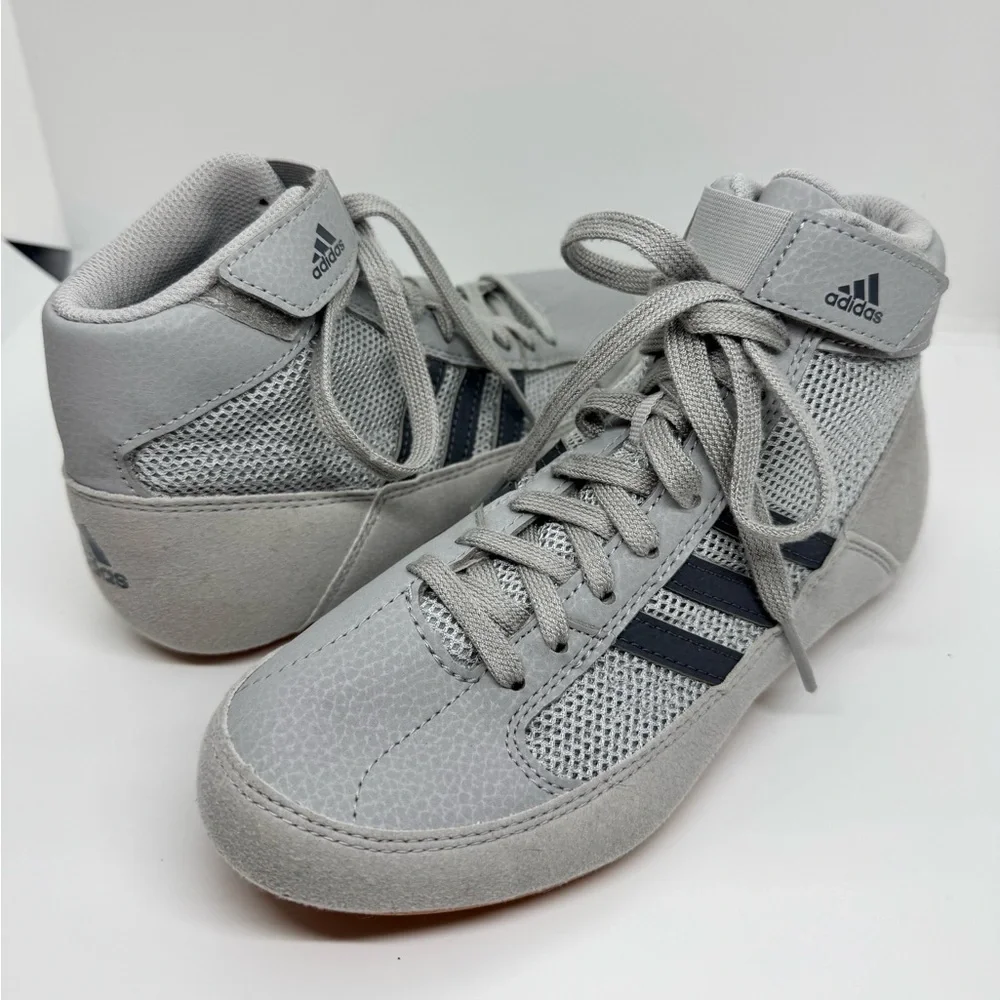 adidas Kids Gray High-Top Shoes